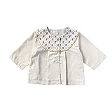 ソレイアード SOULEIADO ノーカラージャケット ベージュ 90cm 48155