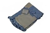 Patchwork Collection Reversible Soft Baby Blanket Blue [並行輸入品]