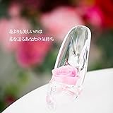 AU PLAZA (エーユープラザ) プリザーブドフラワー ガラスの靴 ベビーピンク バラ