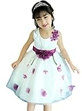 (チェリーレッド) CherryRed 子供服 ワンピース 女の子 フォーマル ドレス 七五三 夏秋 可愛い 入園式 入学式 150 パープル
