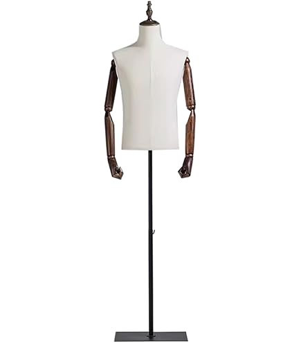 Amazon.co.jp: 軽量ABS製 紳士腕付き卓上トルソー M 1台 【 マネキン