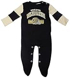 Purdue BoilermakersチームBeliever Onesie長袖スリー ブラック