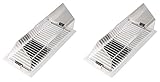 Deflecto調節可能なエアディフレクタ、10 " x 14 " ( 40 ) Pack of 2