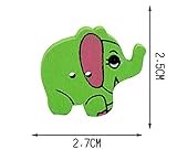 40個の赤ちゃんセーターのボタンの漫画装飾的なボタン象（ランダムカラー）のセット