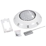 Yosoo 35W 360LED IP68 RGB LED水泳プール水中ライト リモートコントロール 明るい光 装飾 調整可能