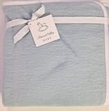 Peacock Alley Baby Blanket Blue 100% Egyptian Cotton by Peacock Alley [並行輸入品]