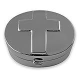 スターリングシルバーメッキの卵形の箱