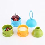 Mamimami Home 携帯式 粉ミルクケース 離乳食保存 密封盒 3層