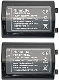 NinoLite EN-EL4a / EN-EL4 互換 バッテリー 2個セット ニコン カメラ D3X D3S D3 D2H D2HS D2X D2XS D700 D300S D300 F6 等対応