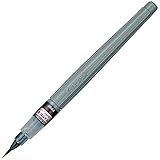ぺんてる 筆ペン ぺんてる筆 XFP5F 極細 黒 40×230×15(mm)