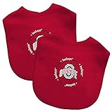 NCAA Officially Licensed Lined 2 - Pack Baby Bib