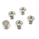 Hommy 六角パイプ プラグ 継手 インナー 13mm ネジ エンド キャップ 5個