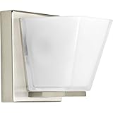 Progress Lighting P2123-09 1 LT Bath Fixtures with Super Clear Sandblasted Glassプログレッシブ照明P2123-09スーパ