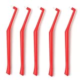 【ワンタフトブラシ】歯科専用 オーラルケア プラウト S (ソフト) レッド【12本セット】