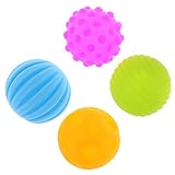 Lovoski 赤ちゃん　ベビー　ソフトボール　感覚ボール　おもちゃ　 知育玩具 　全2数 - 4個