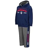 幼児用NCAA UConn Huskies Boys Punter Fleece Hoodie andスウェットパンツセット(チームカラー)
