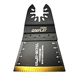 【ONEFLAT TOOLS】 プロ用 Bi-METAL 68mm チタンコート マルチツール 替刃 軽金属・木材用 マキタ 日立 BOSCH 互換品 クイックリリースタイプ (68mm Bi-MET