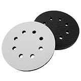 曲面研磨アダプター 丸型 サンダー専用クッションパッド 直径125mm 8穴 耐衝撃性 クッションパッド 2個