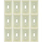 Sunlite、Gangトグルスイッチプレート 12 Pack E101/I/12PK 12