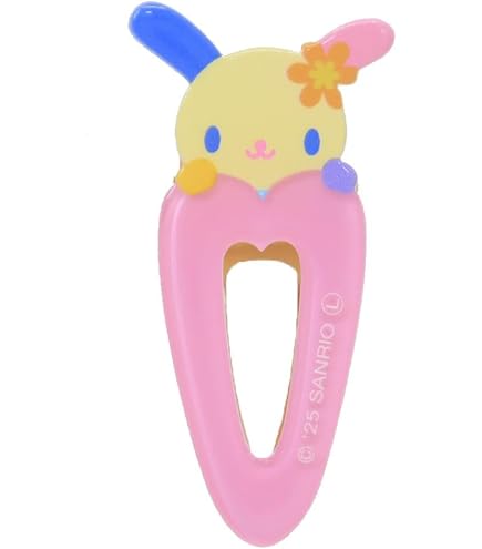 Amazon.co.jp: サンリオ(SANRIO) フェイス形ヘアクリップ ウサハナ 髪