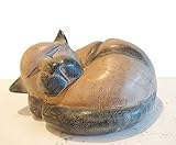 輸入雑貨 木彫り 猫 ニャンモナイト オブジェ【ワールドデコズ】 輸入雑貨 木彫り 猫 ニャンモナイト オブジェ【ワールドデコズ】