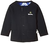 ヘリアンタス カーディガン 80cm ネイビー・キリンブルー 日本製綿100% #2019