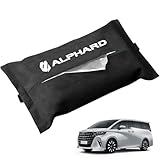 OuTLife 新型アルファード 専用 40系/30系/20系 全シリーズ適用 アルファードアカスタム 車用ティッシュケース ティッシュホルダー 収納ボックス 全ティッシュ入り可能 専用カスタム 豪奢感 片手操作 防水 装着簡単 取り付け簡単 専用ロゴ (アルファード)