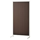 スタンダードフレーム SF90 中央片面 ダークブラウン パネル付き H135cm ホワイト 什器 オリジナル