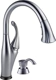 Delta Faucet 9192T-ARSD-DST Addison Single Handle Pull-Down Kitchen Faucet with Touch2OTechnology an