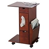 クロシオ すっ桐マルチサイドテーブル キャスター付き コンセント付き ワゴン 整理収納アドバイザー監修商品 064752