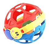 GLOGLOW キッズ ベンディボール ラトル おもちゃ 赤ちゃん 乳児 ソフト 柔軟 プラスチック スクイーズ 握り棒 ロール