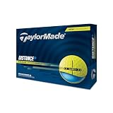テーラーメイド(TAYLOR MADE) TMJ25 Distance + YLW JPN dz ディスタンスプラス イエロー ゴルフボール 2025年モデル イエロー