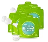 Little Green Pouch Reusable Food Pouch - 3.4 oz - 6 ct by Little Green Pouch [並行輸入品]