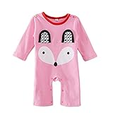 【SEBLES】ベビー服 カバーオール 新生児 3ヶ月 6ヶ月 12ヶ月 長袖 長ズボン アニマル 耳 オムツ 春 秋 コットン 男の子 女の子(タイプC,80cm)