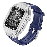 [CABOBE] コンパチブル Apple Watch バンド 対応 44mm 45mm アップルウオッチ バンド ケース 合金素材製 アッ