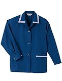 UNIWEAR(ユニウェア) レディース スモック L-3206 紺 ゆったり 5L ( 19号 ) （ 日本製生地使用 ）