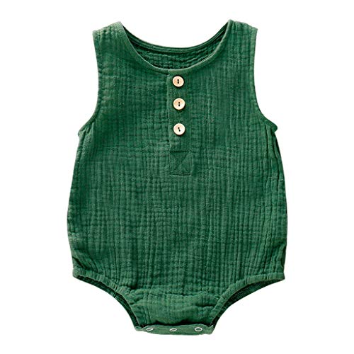 Mua ベビー服 新生児 服 可愛い 赤ちゃん服 クライミングスーツ ノースリーブフリル 無地 綿麻 ロンパースリネン 男の子 女の子 パジャマ ルームウエア 春夏 子供服 ガールズ ボイズ 出産祝い 七五三 撮影 カバーオール 寝間着 部屋着 Sakuranbo Tren Amazon Nhật Chinh