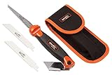 Swanson SVK666 Savage Folding Jab Saw/Utility Knife with 3 Saw Blades, 1 Utility Knife Blade and Sof