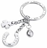 トロイカ キーリング、グッドラックブリンガー、ホースシュー TR-KR16-11/CH キーホルダー