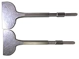 17 H スケーリング チゼル 17H × 280 mm × 100 mm 2本セット 六角 シャンク