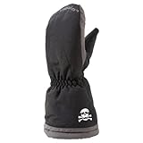 Manbi Crunch Kids Mitten (5/6 YRS, Black) by Manbi