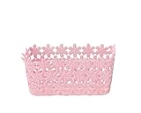 ギフトの詰め合わせに 丸和貿易 トリアクルール レクタングルバスケット ピンク (S) 400620401