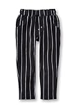 (フェリシモ) ノビッツ 元気いっぱい らくノビ ストレッチ パンツ ブラック ストライプ ガールズ 11