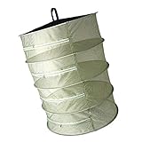 P Prettyia 乾燥ネット　ジッパー付　　ガーデン　花　植物　乾燥機メッシュトレイ　全３色２種 - 4層アーミーグリーン