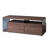 フレキシブルテレビ台/テレビボード 【幅105cm】 26型～42型対応 ウォールナット SO-224WAL