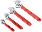 ATE Pro. USA 30087 Adjustable Wrench, PVC 4-Piece Set [並行輸入品]