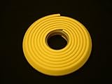 Kids Edge Cushion Padding 1x1 in.YELLOW 100 Ft. W/Tape by Cardinal Gates