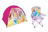 Disney Princess Getaway Kit with 4' X 3' T-door Tent, No Floor & Chair [並行輸入品]