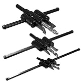 Sndy 調節可能な 120/200/300mm の円の穴はドリルビットカッターのキットの DIY 用具を見た - 300mm