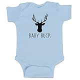 Baby Buck Deer Hunting Funny Baby Boyボディスーツ幼児 カラー: ブルー